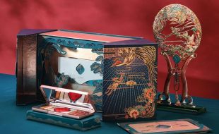 國(guó)潮風(fēng)的化妝品包裝盒的色彩搭配—櫻美包裝
