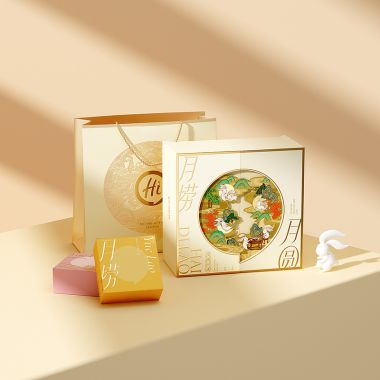 “撈月”創(chuàng)意月餅禮盒